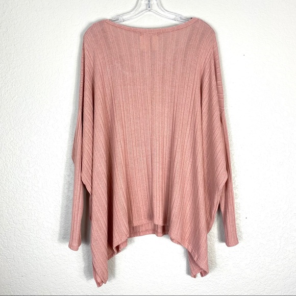 FANTASTIC FAWN Soft Rose Boho Rib Knit Sweater NEW - Picture 6 of 8